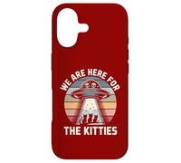 We Are Here For The Kitties UFO Cat Case for iPhone 17