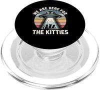 We Are Here For The Kitties UFO Cat PopSockets PopGrip for MagSafe