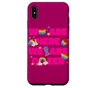 We Are Here - We Are Queer Case for iPhone XS Max