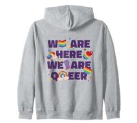 We Are Here - We Are Queer Zip Hoodie