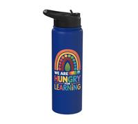 We are Hungry for Learning Stainless Steel Insulated Water Bottle
