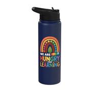 We are Hungry for Learning Stainless Steel Insulated Water Bottle