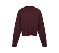 We Are Labels Nous Sommes Labels - Ella Cropped Mockneck Burgundy size L | Knitted Sweaters Outlet | Women | Brown L