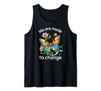 We are Made to Change Inspirational Confident Butterfly Tank Top