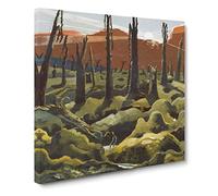 We Are Making A New World by Paul Nash Canvas Print | Gallery Wrapped 30mm Frame Wall Art | 14x14 inches | Ready to Hang | Modern Picture | Living Room Bedroom Lounge Office