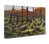 We Are Making A New World By Paul Nash Canvas Print | Gallery Wrapped 30mm Frame Wall Art | 30x20 inches | Ready to Hang | Classic Picture | Living Room Bedroom Lounge Office