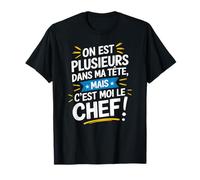 We are Many in My Head But It's Me The Chef Humor T-Shirt