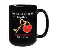 We are Meant to Be Together Tea Cup Ceramic Coffee Mug Durable Drinking Cup Novelty Gift Foe Mom Office Christmas 330Ml