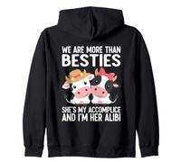 We Are More Than Besties Accomplice Alibi Zip Hoodie