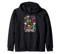 We Are More Than BFFS Bestie Squad Best Friend Funny Womens Zip Hoodie