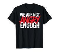 We are not Angry Enough Value Graphic T-Shirt, Men, Black, M