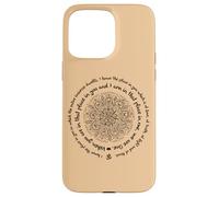 WE ARE ONE Namaste Happy Zen Yoga Meditation Mandala Design Case for iPhone 15 Pro Max