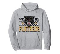 We Are Panthers School Spirit Gold Panther Pride Game Day Pullover Hoodie