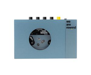 We Are Rewind KURT Portable tooth Cassette Player, Blue