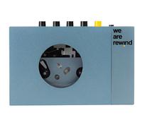 We Are Rewind Portable Cassette Player Bluetooth Blue WE 001 BLUE
