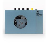 We Are Rewind Portable Cassette Player with Bluetooth Blue