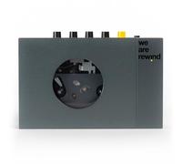 We Are Rewind Portable Cassette Player with Bluetooth Grey