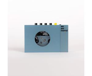 We Are Rewind Portable Cassette Player with Bluetooth - Blue