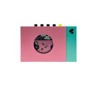 WE ARE REWIND Edith Personal Cassette Player - Pink & Green, Pink,Green
