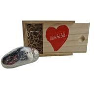 We Are Rock Solid You Are My Rock Gift With Solid Metal Rock (rock-solid)