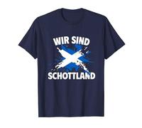WE ARE SCOTLAND in German. Scotland Flag, Scottish Pride T-Shirt