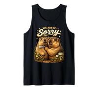 We are So Sorry Groundhog Funny Sarcastic Tank Top
