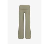 We Are Tala Womens Vintage Khaki Dayflex Wide-leg Stretch-recycled Nylon Trousers L