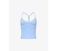 We Are Tala Womens We Are Tala Dayflex Contrast Sweetheart Stretch-Woven Vest Iris Blue M