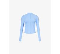 We Are Tala Womens We Are Tala Dayflex Zip-Up Stretch-Woven Sports Jacket Iris Blue XS