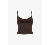 We Are Tala Womens We Are Tala Sculpt Seamless Ruched Vest Top Americano L