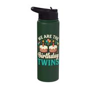 We are The Birthday Twins Stainless Steel Insulated Water Bottle