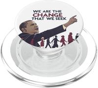 We Are the Change Inspirational President Obama PopSockets PopGrip for MagSafe