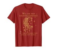 We are The Granddaughters of The Witches You Couldn't Burn T-Shirt, Men, Cranberry Red, 3X-Large