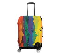 We are The Mens Gay Pride Funny Luggage Cover for Suitcases Protector Washable Travel Baggage Covers Fit 19-32 Inch