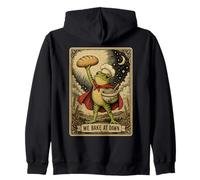 We Bake At Dawn Frog Bread Lover Sourdough Zip Hoodie