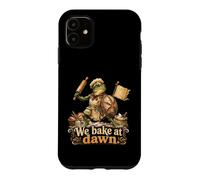 We Bake at Dawn Funny Frog Baker Bread Warrior Case for iPhone 11