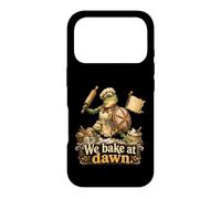 We Bake at Dawn Funny Frog Baker Bread Warrior Case for iPhone 17 Pro