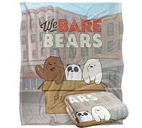 We Bare Bears Baby Silky Touch Super Soft Throw Blanket 152 X 127 cm, White