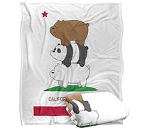 We Bare Bears California Stack Silky Touch Super Soft Throw Blanket 152 X 127 cm