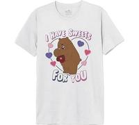 We Bare Bears Men's Mewebarts002 T-Shirt, White, XXL