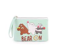 We Bare Bears Mint-Beauty Case, Green, 17 x 12.5 cm