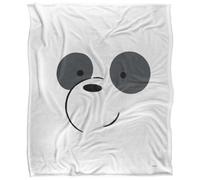 We Bare Bears Silky Panda Supersoft Blanket White/grey (One Size)
