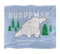 We Bare Bears Suspense Silky Supersoft Blanket Blue/white/green (One Size)