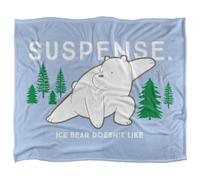 We Bare Bears Suspense Silky Touch Super Soft Throw Blanket 152 X 127 cm, White