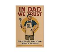 We Believe in Dad-The Hilarious Super Dad Canvas Poster Wall Art Decor Print Picture Paintings for Living Room Bedroom Decoration 12x18inch(30x45cm)