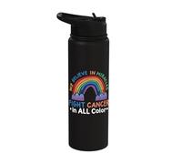 We Believe in Miracles Fight Cancer in All Color Stainless Steel Insulated Water Bottle