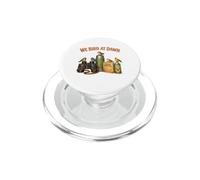 We Bird At Dawn Birdwatching Nature Lover Ornithology Forest PopSockets PopGrip for MagSafe