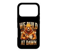 We Build At Dawn Builder Bear Construction Case for iPhone 17 Pro