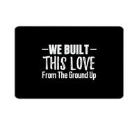 We Built This Love From The Ground Up Metal Signs 12x18 Inch Customized Home Business Shop Home Decor Metal Plaque Wall Art Plaques for Restaurants