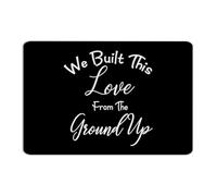 We Built This Love From The Ground Up Metal Signs Outdoor 8x12 Inch Fashion Chic Living Room Coffee Bar Front Door Home Décor Garage Signs Wall Art Plaques for Lounge